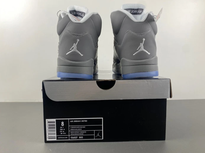 Air Jordan 5 Retro Wolf Grey 136027- NewStyle 620