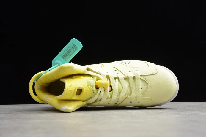 Air Jordan 6 Retro Dynamic Yellow Floral (GS) 543390- TopPick 1096
