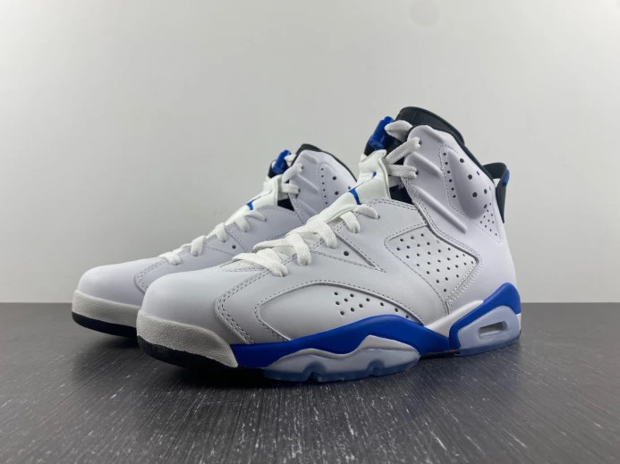 Air Jordan 6 Retro Sport Blue (2014) 384664- DailyWear 587