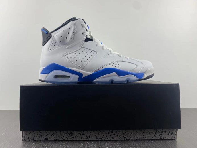 Air Jordan 6 Retro Sport Blue (2014) 384664- DailyWear 587