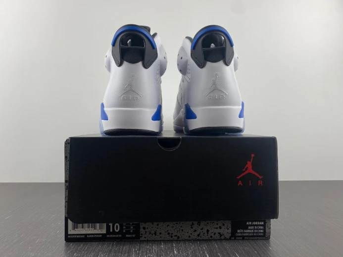 Air Jordan 6 Retro Sport Blue (2014) 384664- DailyWear 587