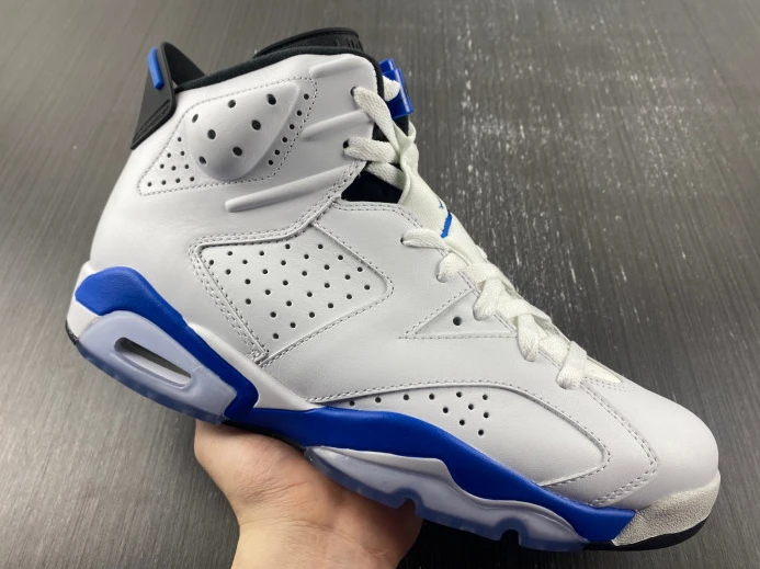 Air Jordan 6 Retro Sport Blue (2014) 384664- DailyWear 587