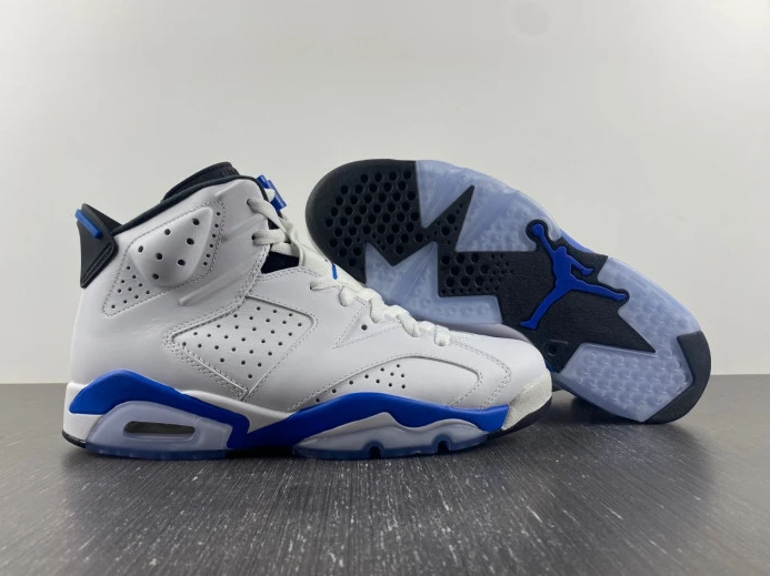 Air Jordan 6 Retro Sport Blue (2014) 384664- DailyWear 587