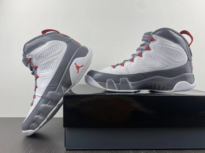 Air Jordan 9 Fire Red CT8019- Comfortable 635