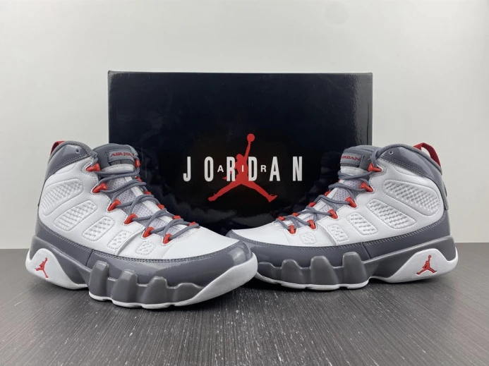 Air Jordan 9 Fire Red CT8019- Comfortable 635