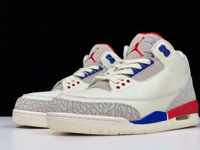 AllSeason Air Jordan 3 Retro "CHARITY GAME" sail red mens 136064- 975