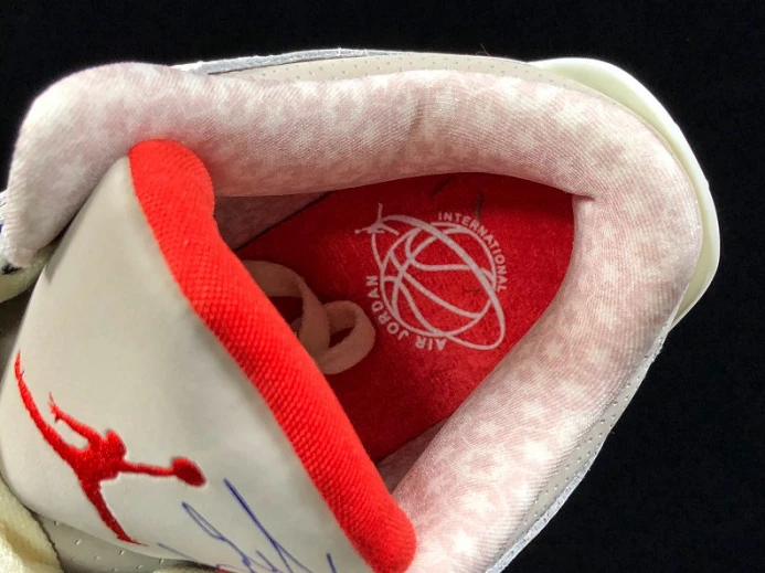 AllSeason Air Jordan 3 Retro "CHARITY GAME" sail red mens 136064- 975