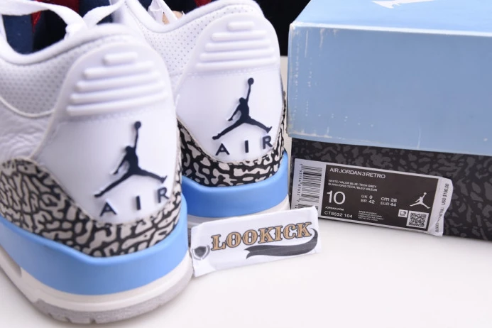AllSeason Air Jordan 3 UNC CT8532- 968