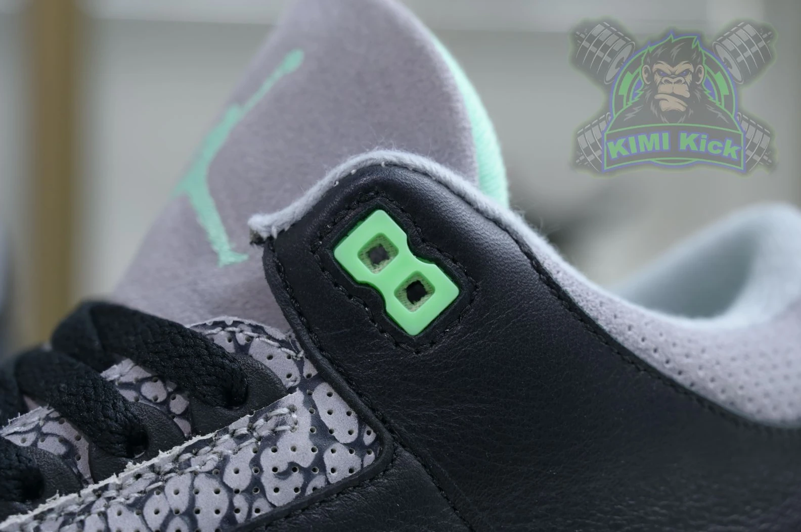 AllSeason Kimikick Air Jordan 3 Green Glow 1883