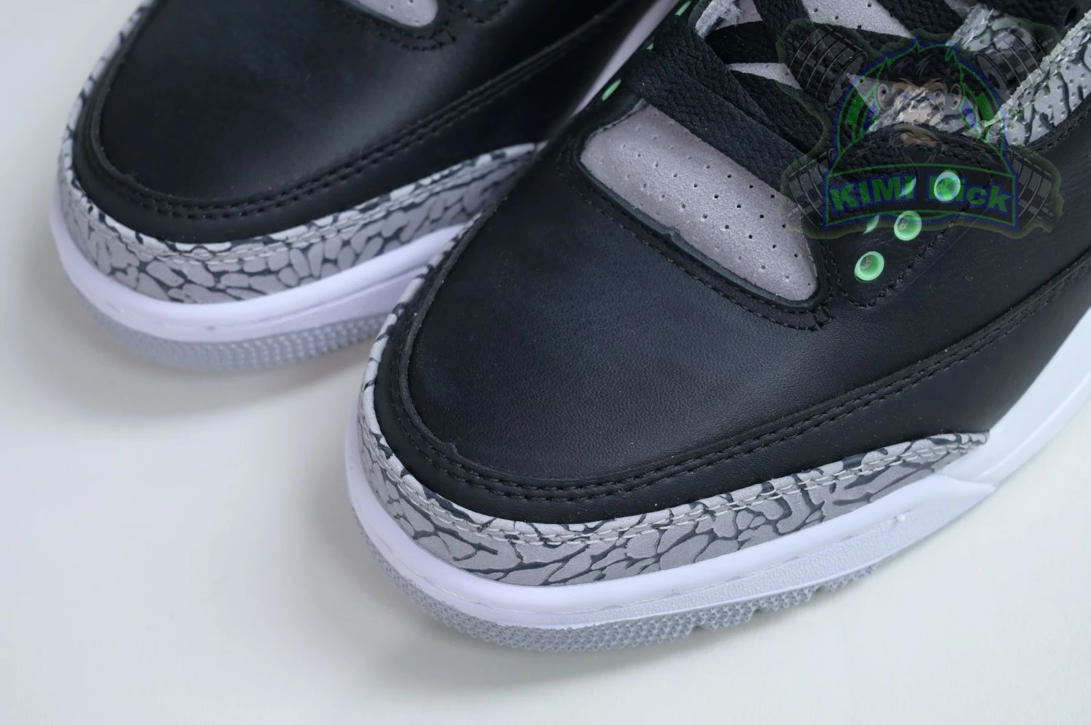 AllSeason Kimikick Air Jordan 3 Green Glow 1883