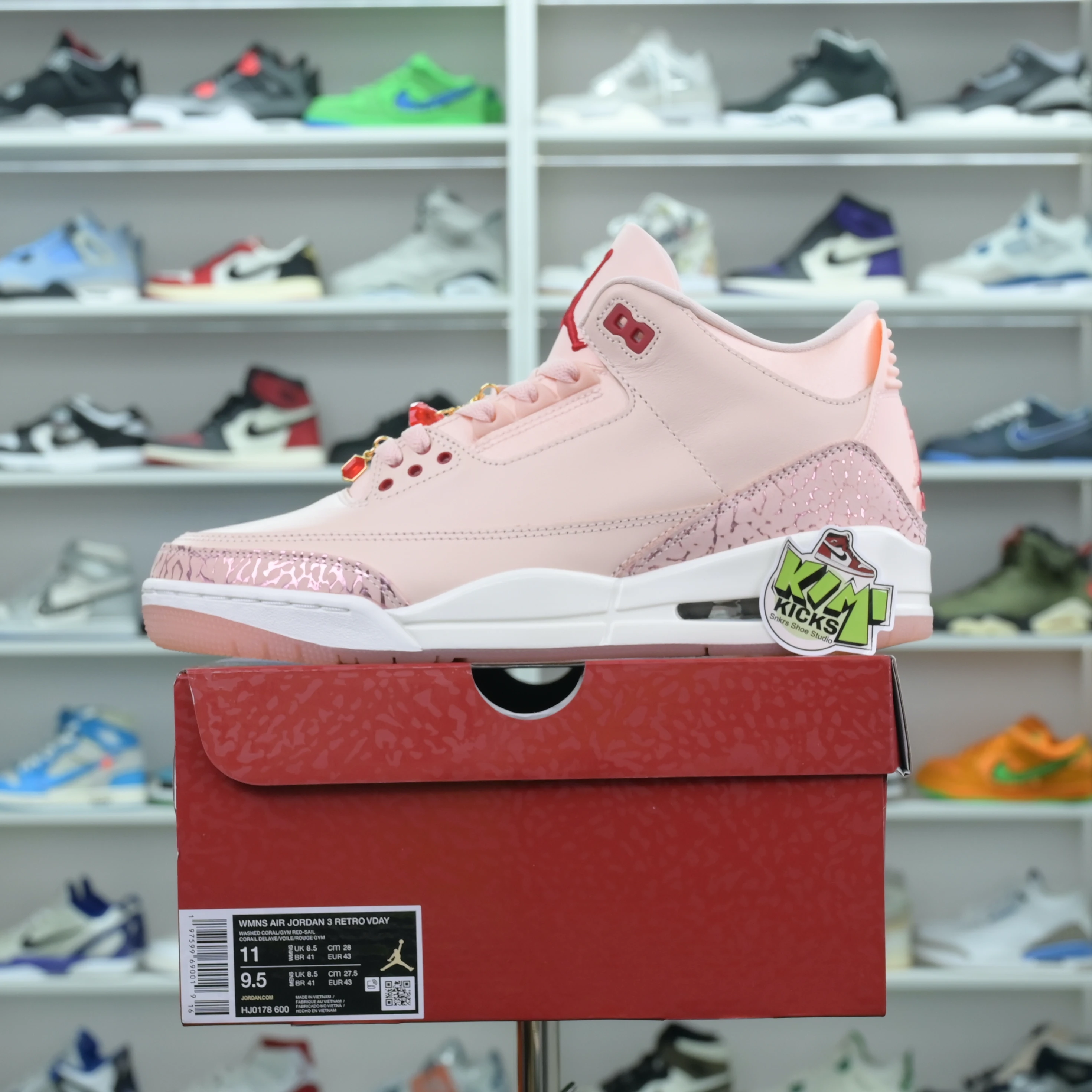 AllSeason Kimikick Jordan Air Jordan 3 Valentine's Day 1842