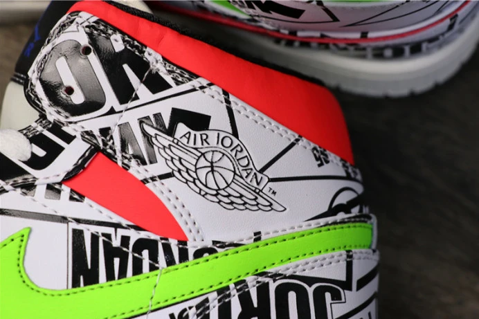 AllSeason air jordan 1 mid all-over logos 554724- 1289