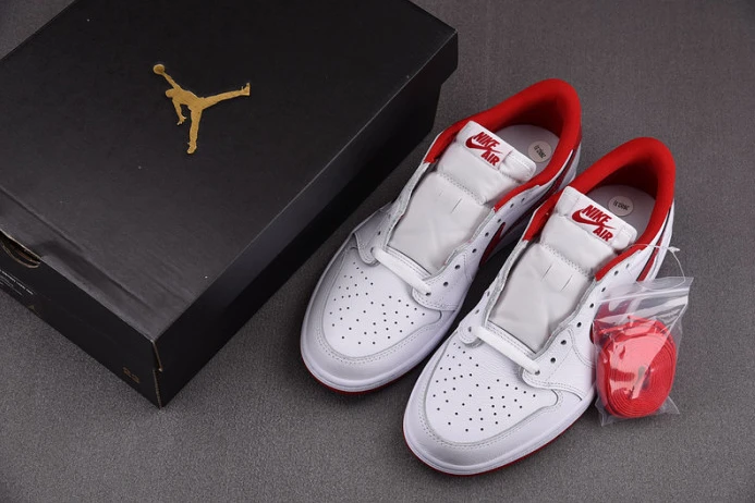 AllSeason air jordan 1 retro low white varsity red 705329- 1589