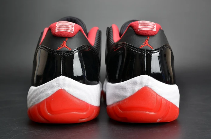 AllSeason air jordan 11 retro low "bred" black  red mens 528895- 1793