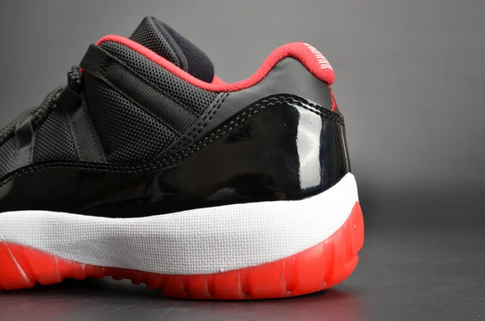 AllSeason air jordan 11 retro low "bred" black  red mens 528895- 1793