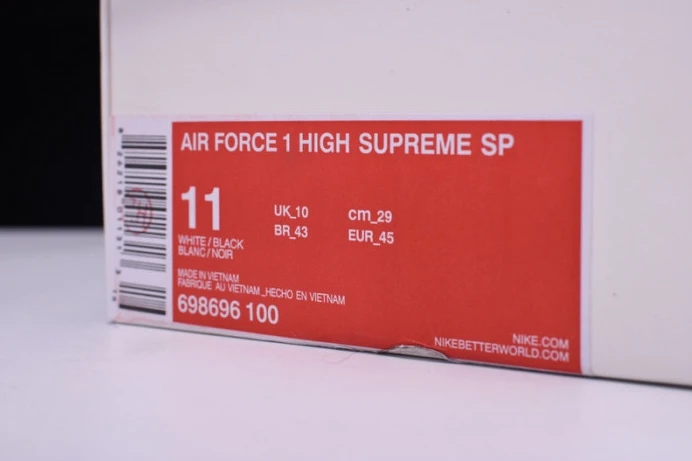 AllSeason nike Sup*e air force 1 one high white world famous 698696- 3065