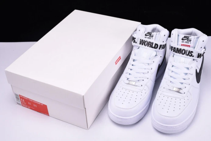 AllSeason nike Sup*e air force 1 one high white world famous 698696- 3065