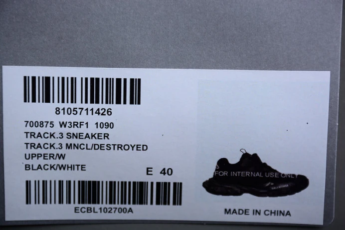 BLCG TRACK SNEAKER 700875 W3RF1 Fashionable 2565