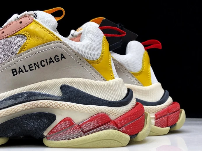 BLCG Triple S Cream Yellow Red 524038 W09O5 GoodFit 2522
