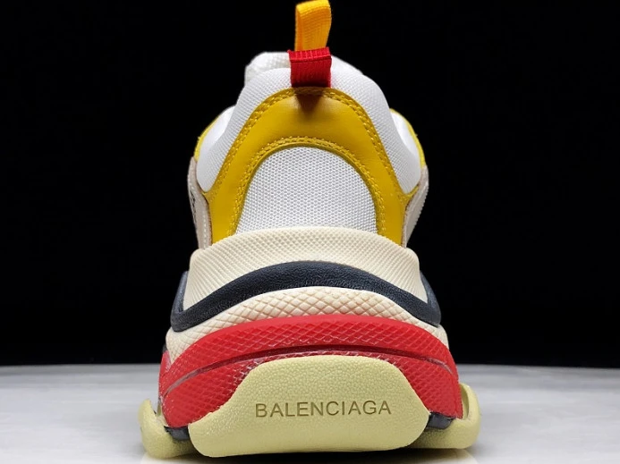 BLCG Triple S Cream Yellow Red 524038 W09O5 GoodFit 2522