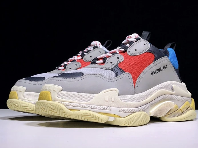 BLCG Triple S Grey Red Blue (2018 Reissue) 533883 W0902 Trendy 2542