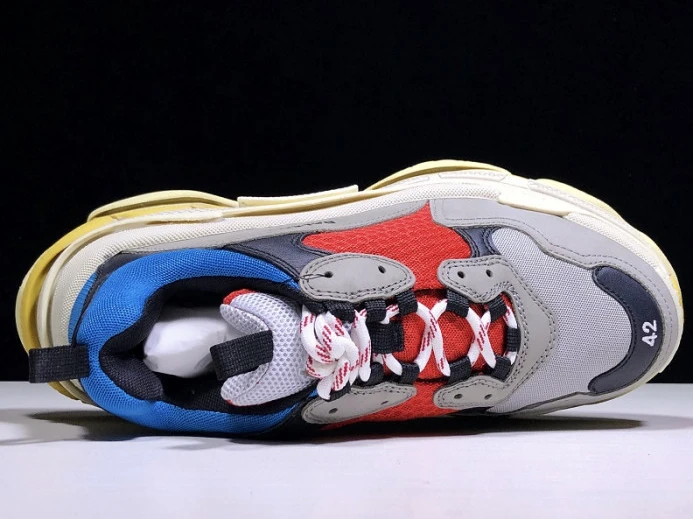 BLCG Triple S Grey Red Blue (2018 Reissue) 533883 W0902 Trendy 2542