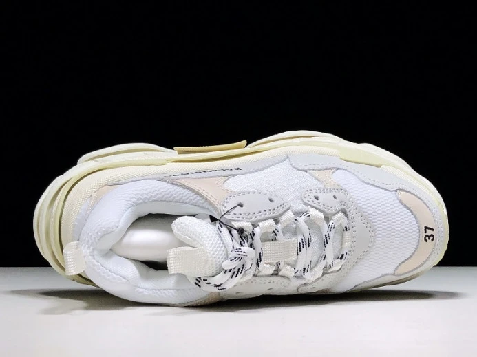 BLCG Triple S White (W) 524036-W09E1- Fashionable 2545