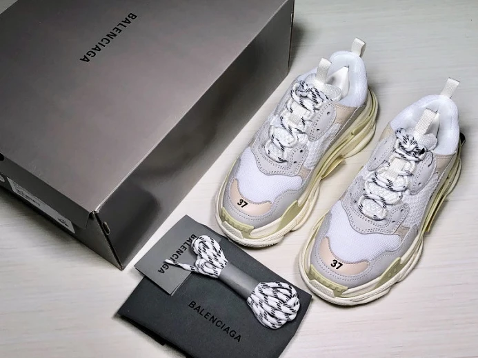 BLCG Triple S White (W) 524036-W09E1- Fashionable 2545