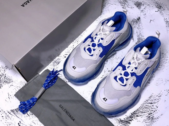 BLCG Triple S White Blue 541624 W09ON Fashionable 2529