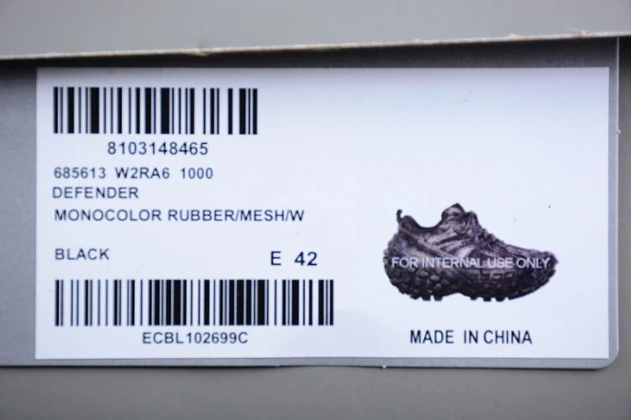 Ba*len*cia*ga defender rubber platform sneakers w2ra AllSeason 2287