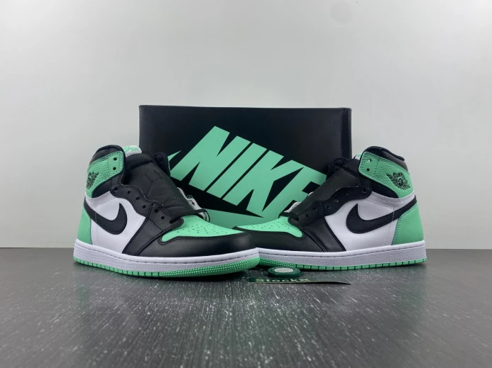 BestValue Air Jordan 1 High OG Green Glow DZ5485- 744