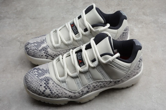 BestValue Air Jordan 11 Low SE Snake Light Bone CD6846- 688