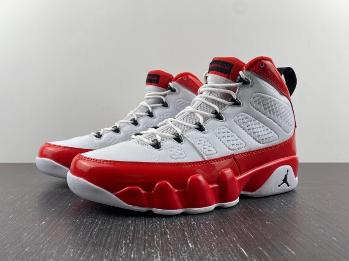 BestValue Air Jordan 9 Retro White Gym Red 302370- 629