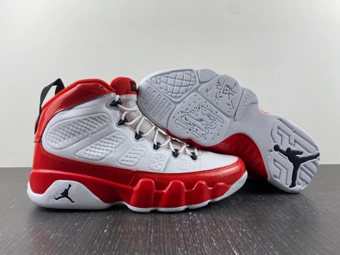 BestValue Air Jordan 9 Retro White Gym Red 302370- 629