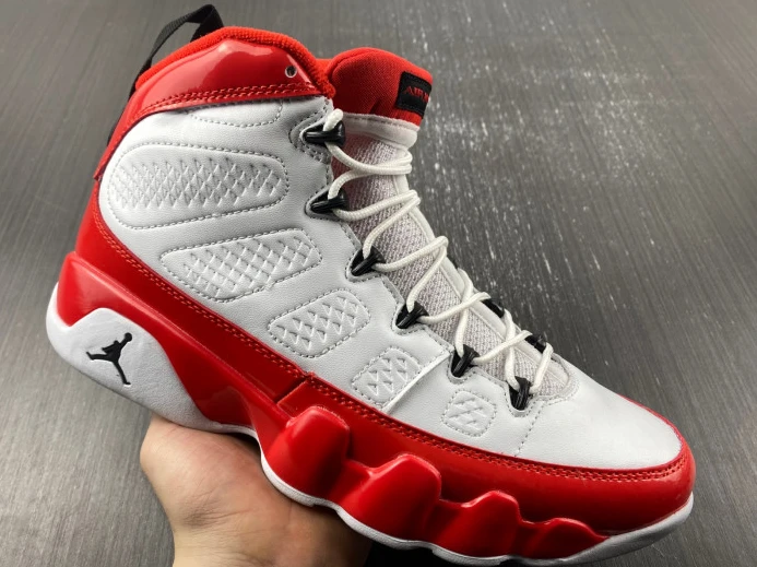 BestValue Air Jordan 9 Retro White Gym Red 302370- 629