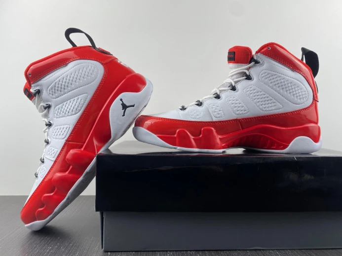 BestValue Air Jordan 9 Retro White Gym Red 302370- 629