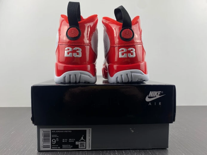 BestValue Air Jordan 9 Retro White Gym Red 302370- 629