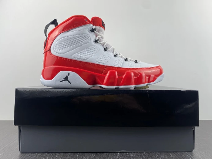 BestValue Air Jordan 9 Retro White Gym Red 302370- 629