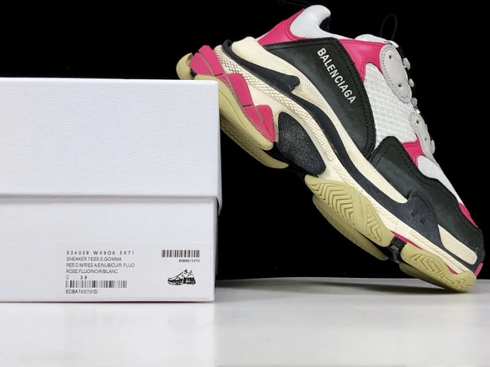 BestValue BLCG Triple S Neon Pink 2019 524039 W09O6 2531