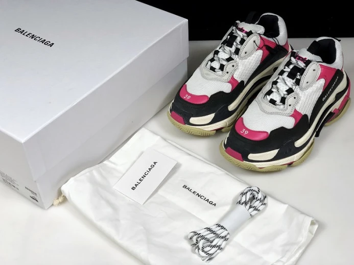 BestValue BLCG Triple S Neon Pink 2019 524039 W09O6 2531