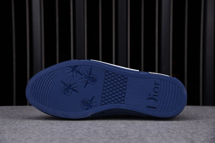 BestValue DR B23 Low Top Oblique Sneaker Blue 2834