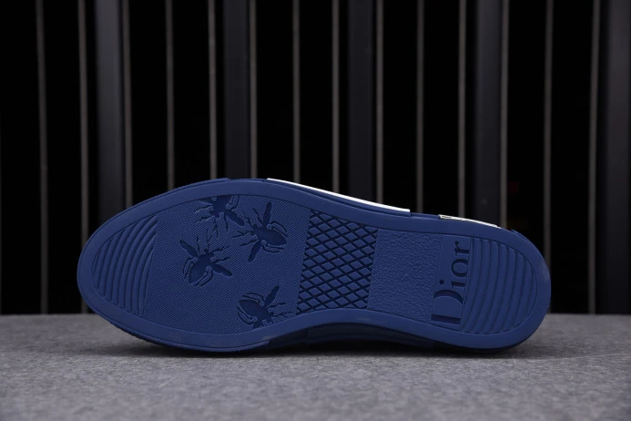BestValue DR B23 Low Top Oblique Sneaker Blue 2834