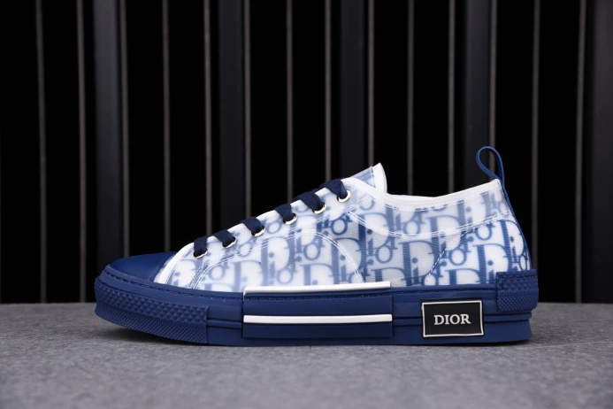 BestValue DR B23 Low Top Oblique Sneaker Blue 2834