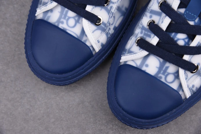 BestValue DR B23 Low Top Oblique Sneaker Blue 2834