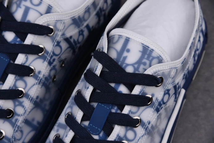 BestValue DR B23 Low Top Oblique Sneaker Blue 2834