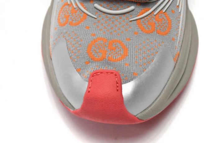 BestValue Gucc Run Sneakers Grey Red 2888