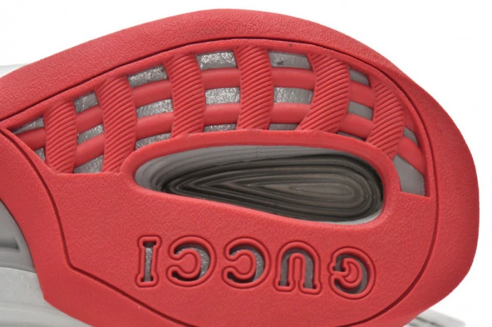 BestValue Gucc Run Sneakers Grey Red 2888