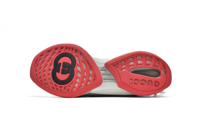 BestValue Gucc Run Sneakers Grey Red 2888