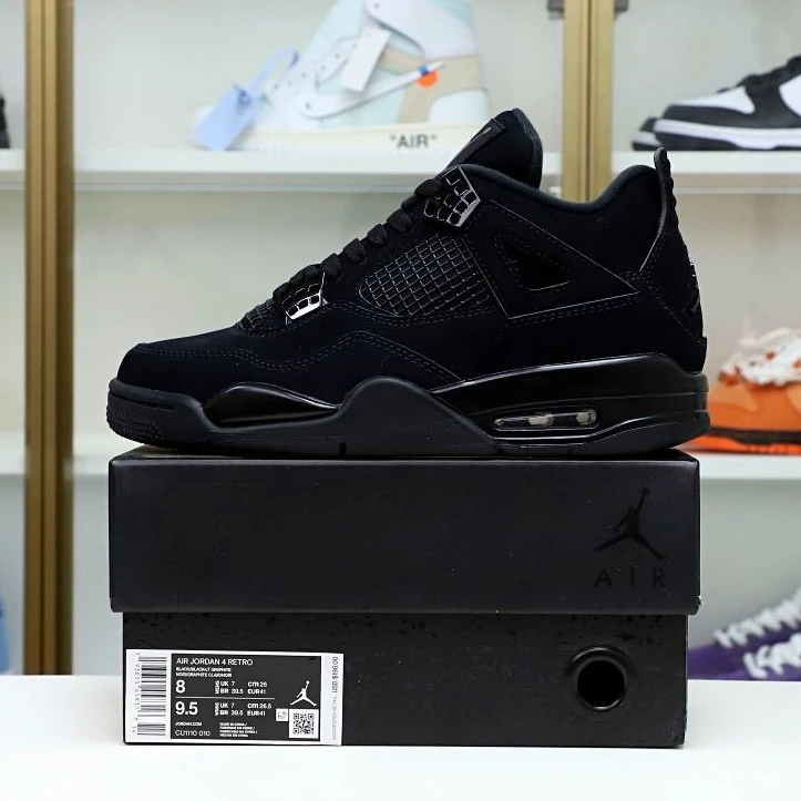 BestValue Kimikick AIR JORDAN 4 RETRO 'BLACK CAT' 1945
