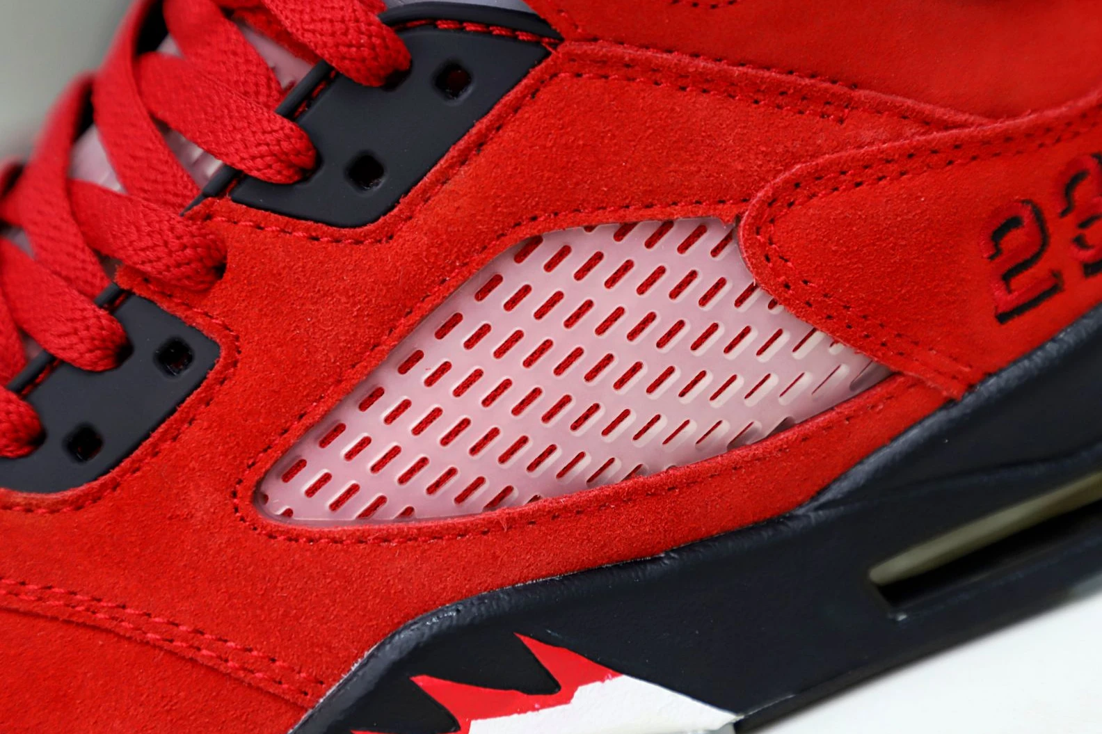 BestValue Kimikick AIR JORDAN 5 RETRO RAGING BULL RED SUEDE 1955